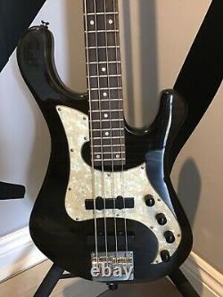 Dean Hillsboro J Bass Guitar In Trans Black. Right Handed