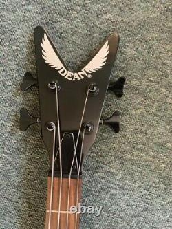 Dean Z Metalman Electric Bass Guitar With Explorer body and a twist