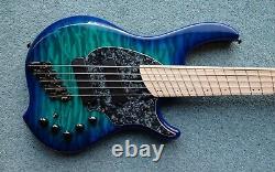 Dingwall Combustion 5-String Bass Guitar, Quilted Maple Top, Mint Condition