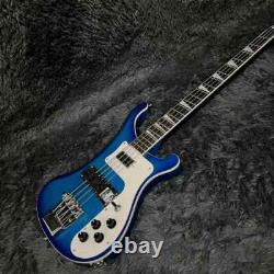 Discount Store Electric Guitar Bass Guitar Transparent Blue Basswood 4 Strings