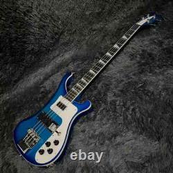 Discount Store Electric Guitar Bass Guitar Transparent Blue Basswood 4 Strings