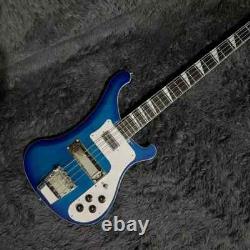 Discount Store Electric Guitar Bass Guitar Transparent Blue Basswood 4 Strings