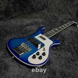 Discount Store Electric Guitar Bass Guitar Transparent Blue Basswood 4 Strings