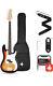 Donner Electric Bass Guitar 4 String P-style Bass Full Size