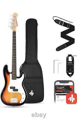 Donner Electric Bass Guitar 4 String P-Style Bass Full Size