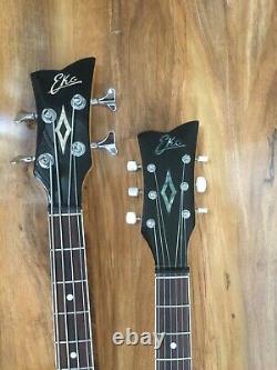 EKO Double Neck Travel Guitar And Bass