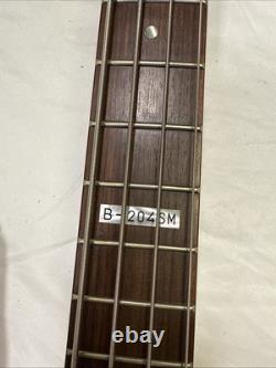 ESP LTD B-204SM Spalted Maple Bass Guitar Natural Satin With Hard Case