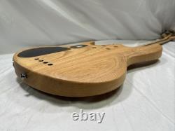 ESP LTD B-204SM Spalted Maple Bass Guitar Natural Satin With Hard Case