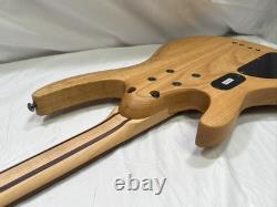 ESP LTD B-204SM Spalted Maple Bass Guitar Natural Satin With Hard Case