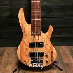 ESP LTD B-206SM 6-String Spalted Maple Electric Bass Guitar
