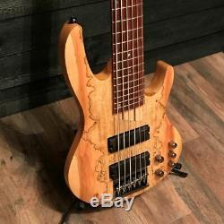 ESP LTD B-206SM 6-String Spalted Maple Electric Bass Guitar