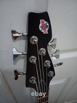 Eastwood TB64 6-string Bass, Bass VI, 30 Scale, Offset body, Sunburst