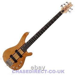 Electric Bass 5 String Guitar Shine SBT705 Thru Neck Active! Y25