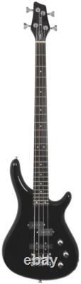 Electric Bass Guitar 4 String Black