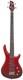 Electric Bass Guitar 4 String Metallic Red