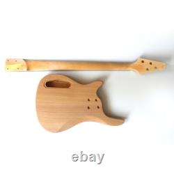 Electric Bass Guitar DIY Kit Coban Guitars SE901 Ash Body Spalted Maple
