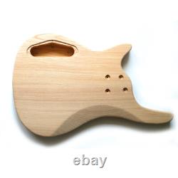 Electric Bass Guitar DIY Kit Coban Guitars SE901 Ash Body Spalted Maple