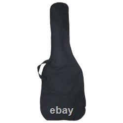 Electric Bass Guitar for Beginner with Bag Blue and Black 4/4 46