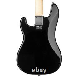 Electric Bass Guitar with Amplifier, Stand, Footrest, Strap, Bag GigKit Sunburst