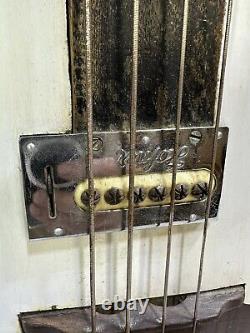 Electric Bass guitar With Hofner Pickup Volume very rare Unbranded