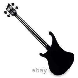 Electric Rock Bass Guitar Humbucker Pickups 20 Frets 4 Strings Black Finish