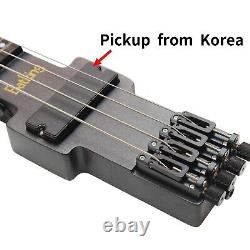 Electric Travel Headless Bass WithGig Bag Black Color The Worlds Lightest Bass