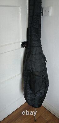 Electric Upright Double Bass. Black