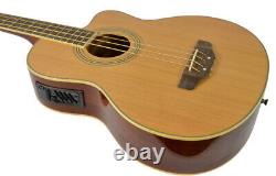 Electro Acoustic 4 String Bass Guitar with Built in Pre-Amp by Bryce Music