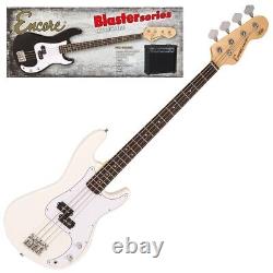 Encore Blaster E40 Bass Guitar Pack Vintage White