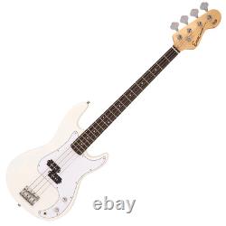 Encore Blaster E40 Bass Guitar Vintage White