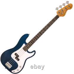 Encore E4 Bass Guitar Pack Candy Apple Blue