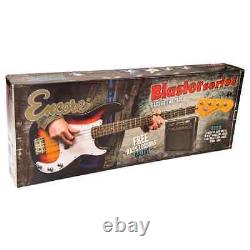 Encore E4 Bass Guitar Pack Vintage White