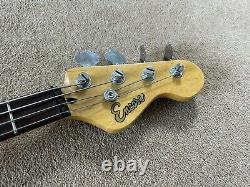 Encore P Bass Electric Guitar 4 String Black