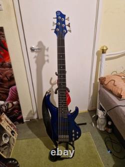 EntertainmentIbanez BTB 406 6 String Electric Bass Guitar Blue