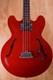 Epiphone Rivoli Semi-hollow Electric Bass In Cherry, With Gig Bag (used)