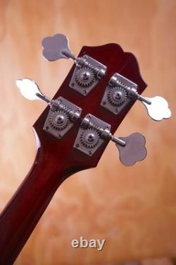 Epiphone Rivoli Semi-Hollow Electric Bass in Cherry, with Gig Bag (Used)