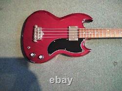 Epiphone SG EB-0 Bass Guitar. Perfect Condition, As New, Cherry Red