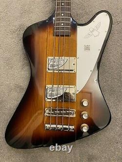 Epiphone Thunderbird Vintage Pro Bass Tobacco Sunburst In Fitted Hardcase