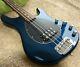 Ernie Ball 1997 Music Man Sterling 4h Bass In Vintage Blue Pearl. Ex. Condition