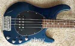 Ernie Ball 1997 Music Man Sterling 4H Bass in vintage blue pearl. Ex. Condition