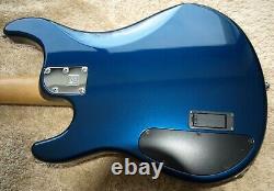 Ernie Ball 1997 Music Man Sterling 4H Bass in vintage blue pearl. Ex. Condition