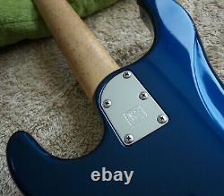 Ernie Ball 1997 Music Man Sterling 4H Bass in vintage blue pearl. Ex. Condition