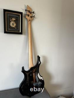 Esp LTD F-104 Electric Bass Black Made In Indonesia Good Condition