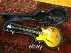 Excellent condition Epiphone Jack Casady Signature Bass Guitar + Fitted hardcase