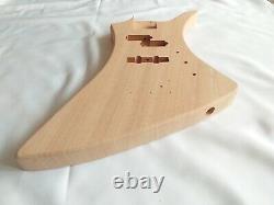 Explorer-Style Electric Bass Guitar DIY Kit