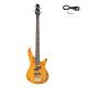 Exquisite Stylish Ib Bass With Power Line And Wrench Tool Transparent Yellow