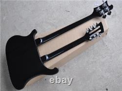 Factory Custom 12+4 Strings Double Neck Electric bass Guitar Chrome hardware