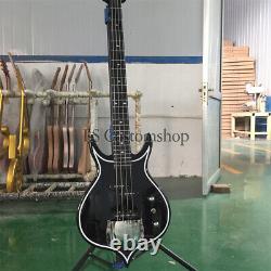 Factory Gene Simmons Axe Electric Bass Guitar Black 4 Strings Rosewood Fretboard
