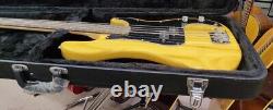 Farida Deluxe Electric Bass Guitar Hard Wood Case with Plush Lined Interior