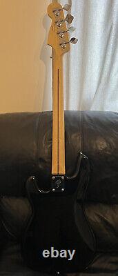 Fender 4 String Precision Bass, Black, 2022, Black Pickguard, Mods Available